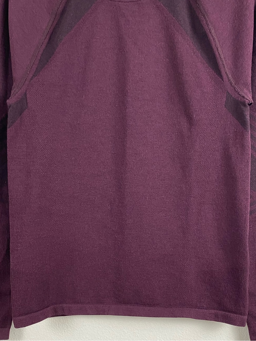 Smartwool Intraknit Active Base Layer Long Sleeve Top | Eggplant/Black - Picture 4 of 16